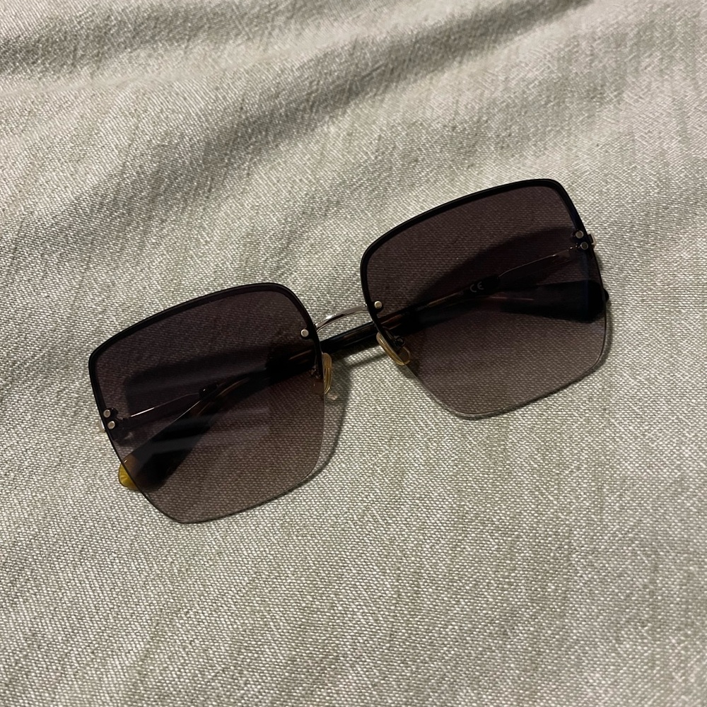 Kate Spade - Women’s Oversized Square Sunglasses - Brown Lenses